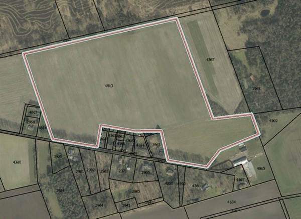 Te koop: TE KOOP BIJ INSCHRIJVING: Perceel landbouwgrond: 15.11.55 HA. Inschrijven is mogelijk t/m ma 9 februari 2026 tot 12.00 uur 